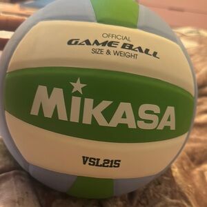 Mikasa VSL215 Green and White Volleyball